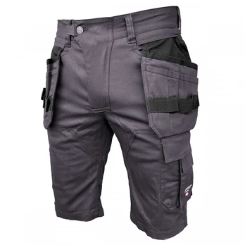 Shorts with holsterpockets, Stretch, dark grey C54, Pesso