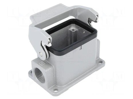 Enclosure: for rectangular connectors | Han | size 6B | with latch