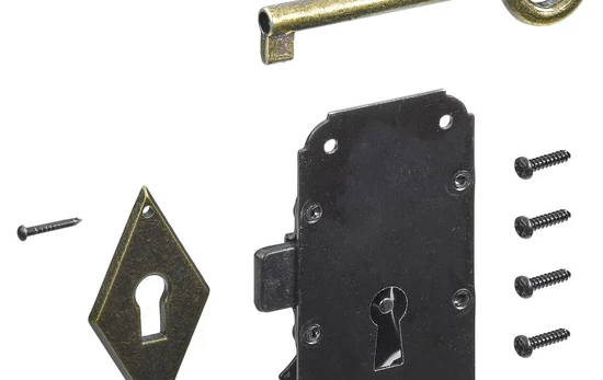 Baldinė spynelė antik HETTICH, 80x42x18, 9240504