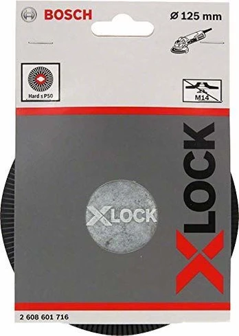 Bosch X-LOCK diskinis pagrindas kietas, 125 mm