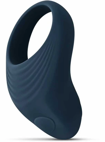 Boners Vibrating Ring with 10-Mode Stimulation System, Juodas, Flexible