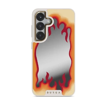 Too Hot - Samsung Galaxy S25 Case, Elite Mirror Light (Magnetic) / Gold