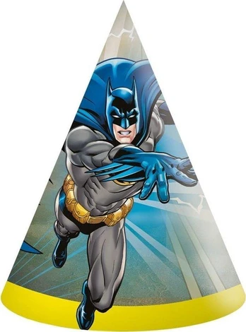 Globos Europe Bv GoDan Batman Rogue Rage popierinės kepurės 6 vnt