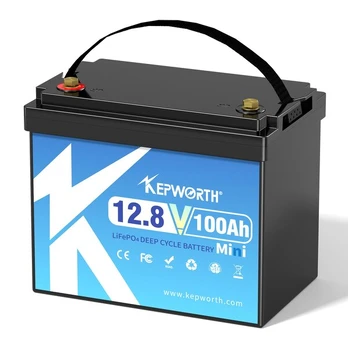 Akumuliatorius Kepworth 12V 100AH LiFePO4 MINI SMART su Bluetooth