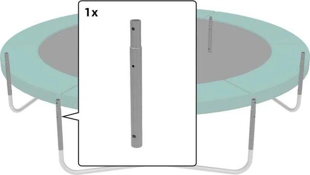 Berg Talent - Middle post 240 (8ft)