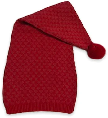 Kepurė Smallstuff - Pixie Hat with Rožinė Hearts - Raudona - 1-2 Years