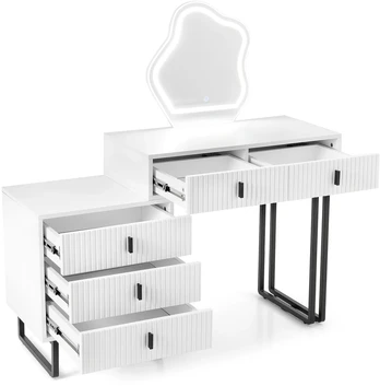 Kosmetinis stalas 120 x 40 x 124 cm