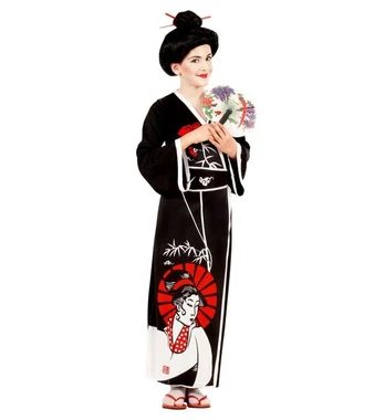 „GEISHA“ (kimono, diržas, lazdelės)