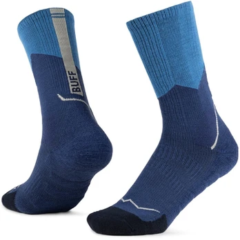 BUFF Merino MW Crew Socks MWC1 Socks, Mėlyna L