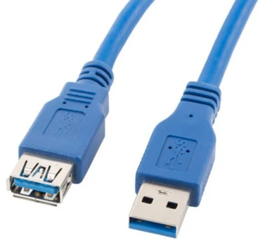 Extension cable USB 3.0 AM-AF blue 3M