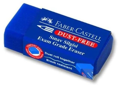 Faber-castell trintukas be dulkių, mėlynas
