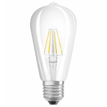 Lemputė Osram LED, ST64, šiltai balta, E27, 6.5 W, 806 lm