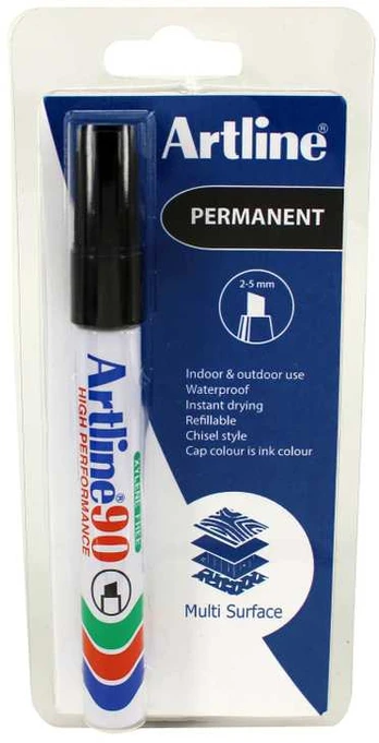Marker Artline 90 sort 1-Blister