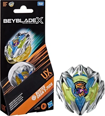 Hasbro Beyblade Beyblade X | Buster Dran 5-70DB UX Booster Pack Set