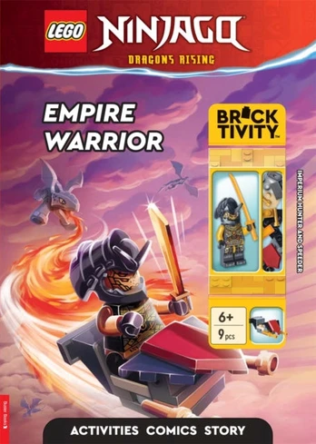 LEGO® NINJAGO®: Empire Warrior Activity Book (with Dragon Hunter minifigure and Speeder mini-build)