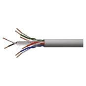 Kabelis UTP CAT6 4x2x0.55mm, viengyslis, varinis, PVC Eca kaina