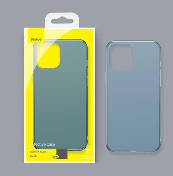 Dėklas Baseus iPhone 12 Pro Max 6.7''mat. mėlynas