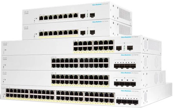 Šakotuvas Jungiklis Cisco CBS220-24P-4X-EU