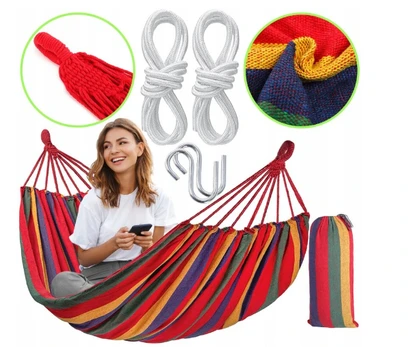 Hamakas HAPPY PEOPLE , 200 x 80, įvairių spalvų