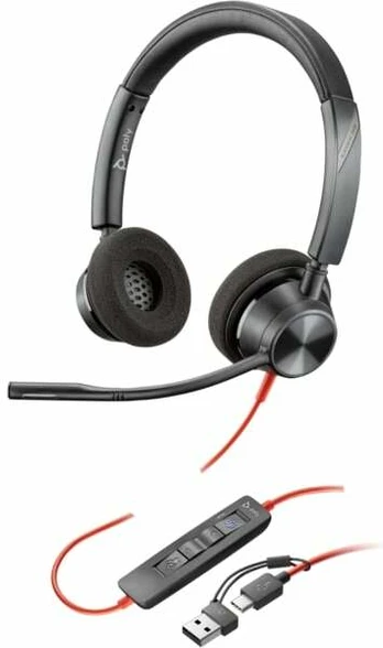 Laidinės ausinės HP Poly Blackwire 3320M