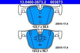 ATE 13.0460-3873.2 Brake pad set