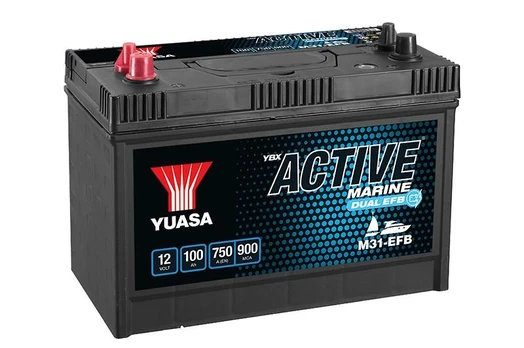 YUASA Marine M31-EFB 100Ah akumuliatorius