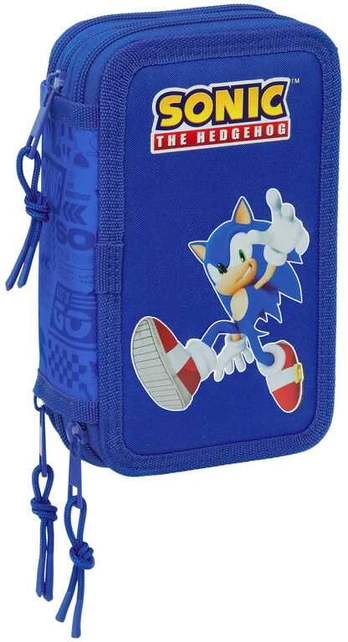 Safta Sonic the Hedgehog triple pencil case 37pcs