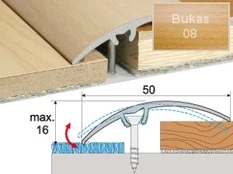 Profilis Effector A65 sujungimo | bukas 93 cm 50x16 mm