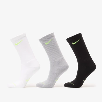 Nike Everyday Elevated Crew Socks 3-Pack Multi-Color - Dydis L (HQ4335-912 Kojinės)