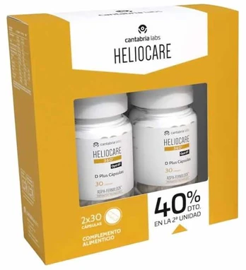 HELIOCARE 360° D PLUS oral capsules pack 2 x 30 u