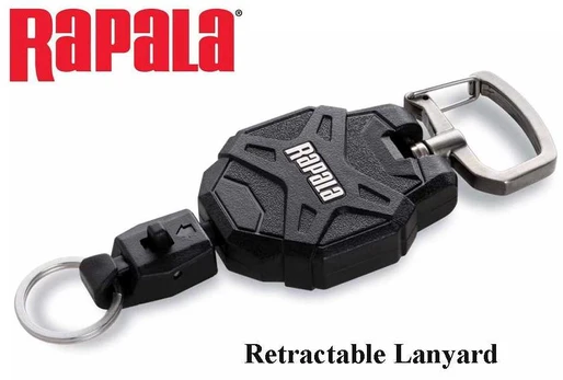Rapala Retractable lanjardas juodas RCDRL5BK