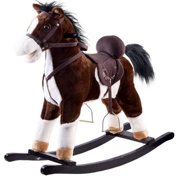Supamas arkliukas Horse ZA0052, pliušas, ruda