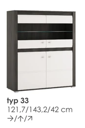 Extom Vitrina SEVILLA TYP33
