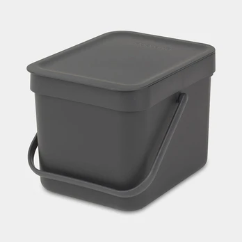 Šiukšlių dėžė SORT&GO 6 L, grey, 109720