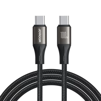 Joyroom Light-Speed Series SA25-CC5 100W USB-C / USB-C Cable 1.2m - Black