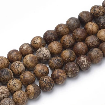 Agato karoliukai, 8 mm., 1 gija