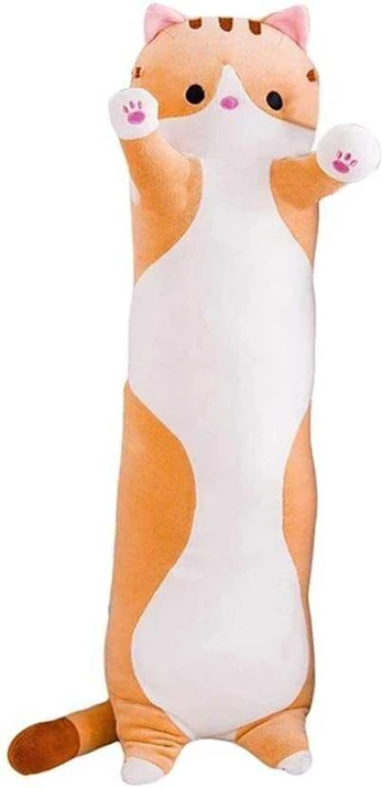 Pliušinis žaislas katinas rudas, 50 cm