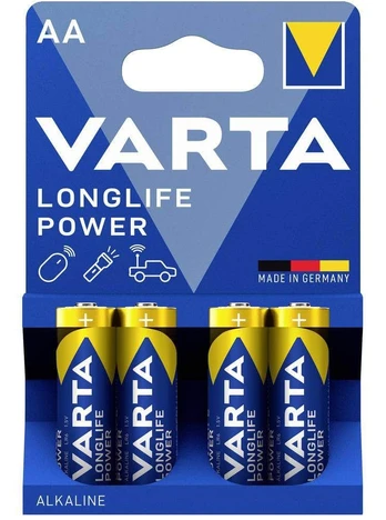 Baterijos VARTA Longlife Power, AA (LR6), 4 vnt.