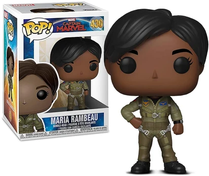 FUNKO POP! Vinilinė figūrėlė: Marvel: Captain Marvel - Maria Rambeau, 10 cm