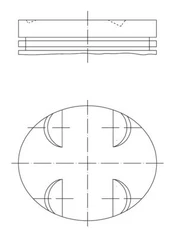 Stūmoklis MAHLE 0052400