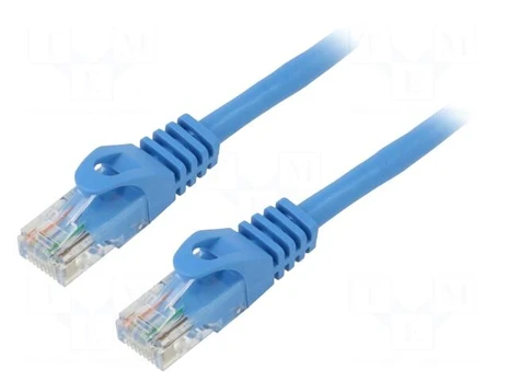 Patch cord | RJ45 plug,both sides | U/UTP | 5e | stranded | CCA | PVC