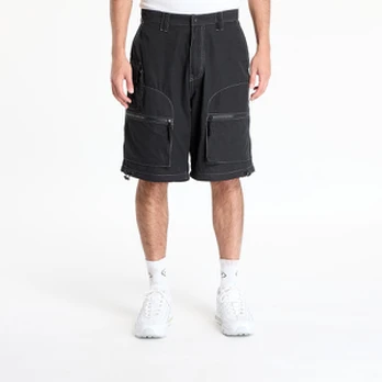 PLEASURES Raider Cargo Shorts Black - Dydis 28 (P25SU026 BLACK Šortai)