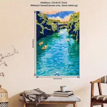 Drobė peizažas, 39,88*59,94cm Be rėmelio