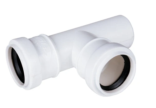 Vidaus nuotekų trišakis AQUER PP, d32x32/45, balta sp.