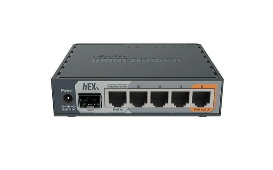 Mikrotik RB760IGS hEX S wired router Gigabit Ethernet Black