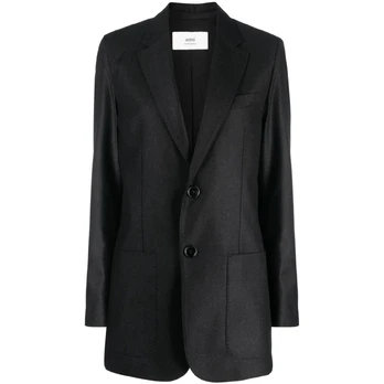 Švarkas moterims, Pilka, Two buttons jacket