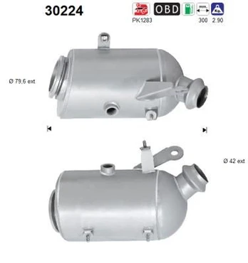 Katalizatoriaus keitiklis AS 30224