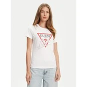 Guess Marškinėliai W5YI40 I3Z14 Balta Regular Fit