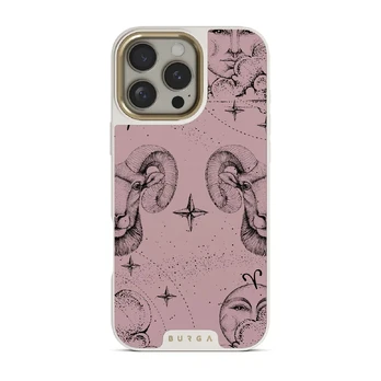 Aries - iPhone 16 Pro Case, Elite Light (MagSafe) / Gold / Pink
