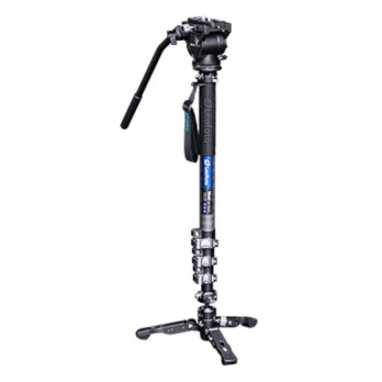 Leofoto MV-324C+BV-10 Video Monopod System with Fluid Video Head